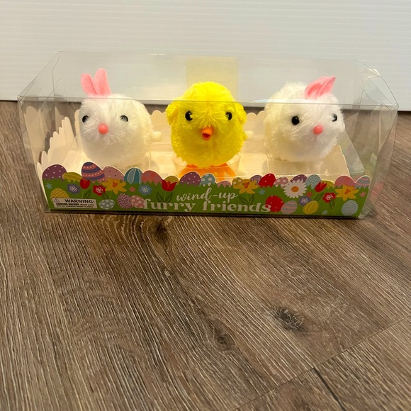 Retro Wind-up Fuzzy Friends- NWT - Picture 1 of 2